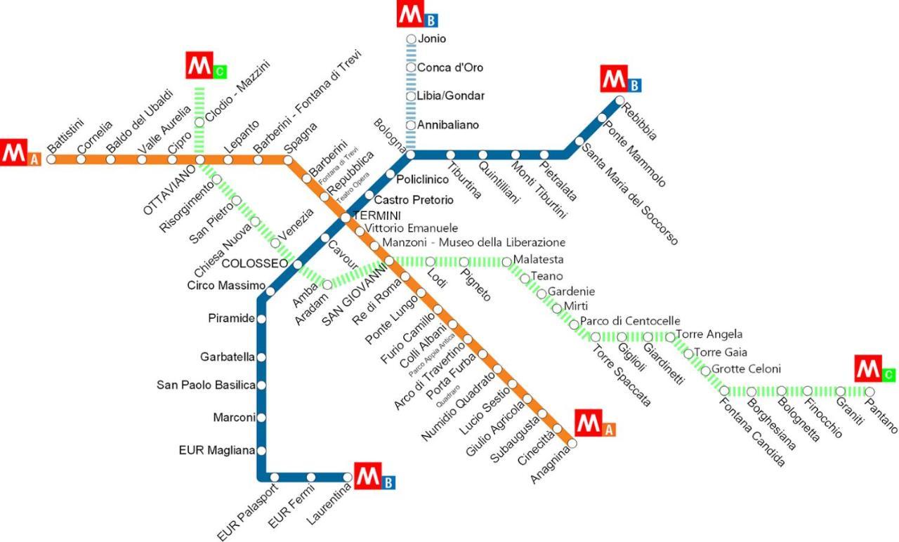Metro A Modern Apartment Ρώμη Εξωτερικό φωτογραφία